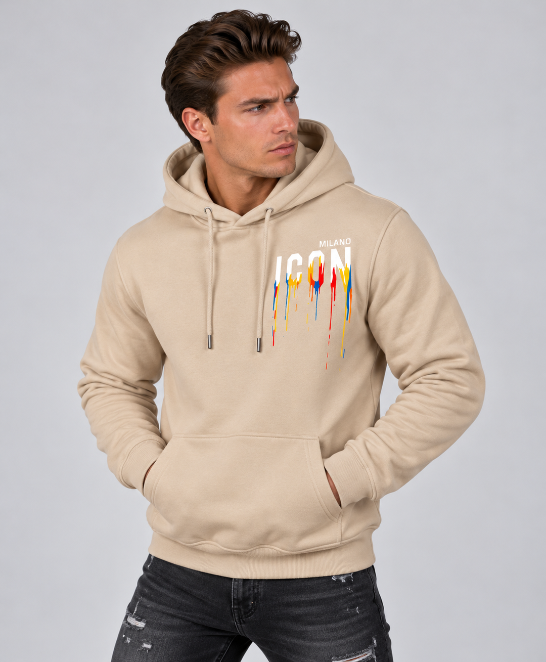 ICON Color Splash Fox Tee Hoodie