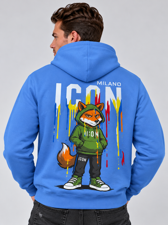 ICON Color Splash Fox Tee Hoodie