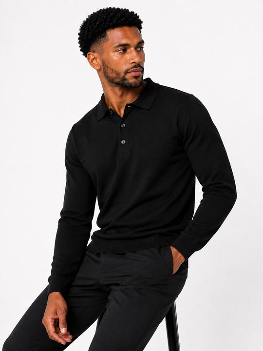 The Bellini Knit Polo Sweater