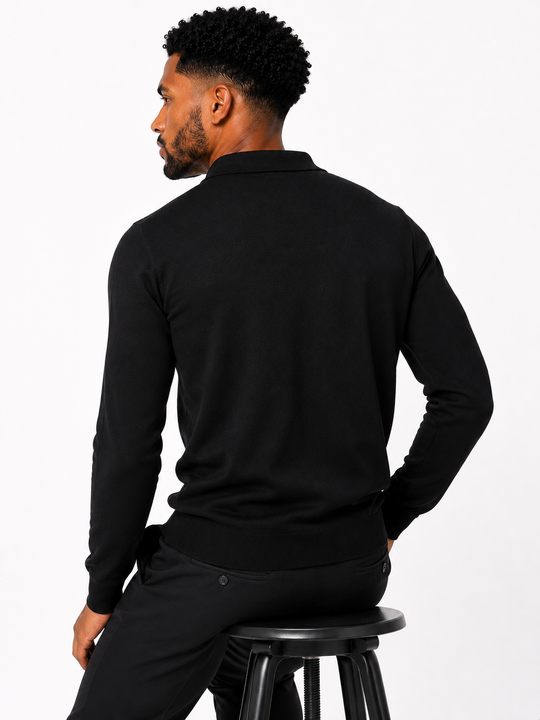 The Bellini Knit Polo Sweater
