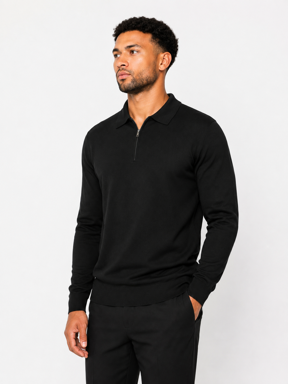 The Firenze Knit Zip Sweater